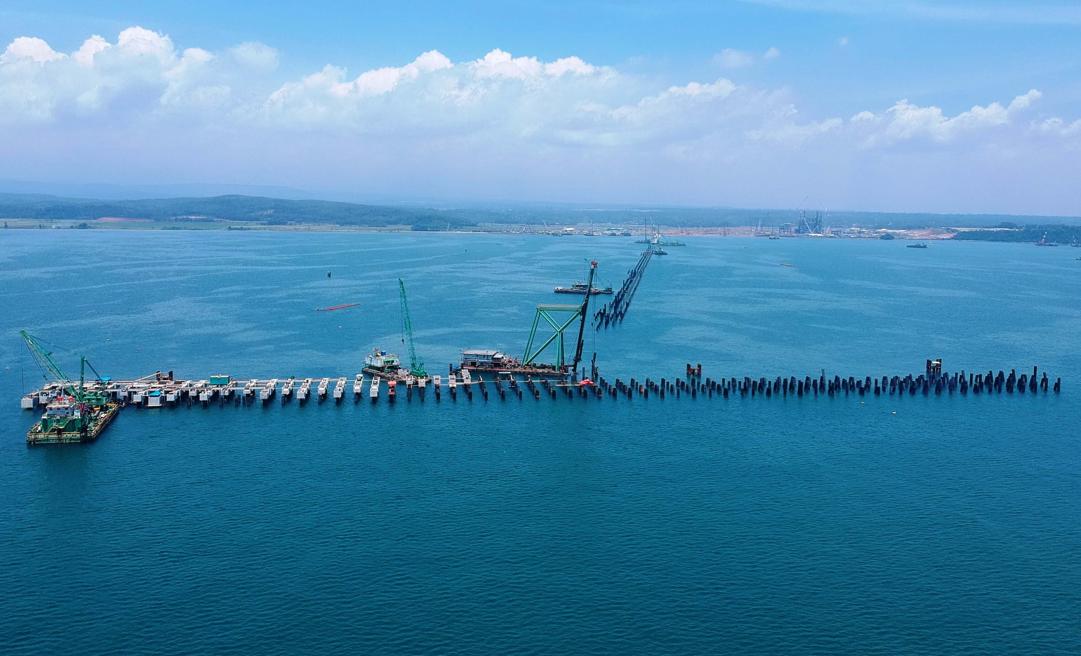 The Jetty One (1) Year Before Completion